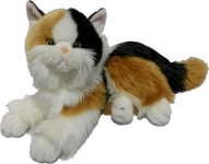 Smily Play Maskot Calico Katt Liggande 30Cm