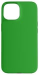 Coque pour iPhone 15 Couleur vert forêt simple