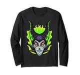 Disney Sleeping Beauty Maleficent Sugar Skull Manche Longue