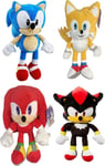 ENVI Sonic The Hedgehog 12 Inch Plush Soft Toys Tails Knuckles Shadow... 