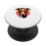 Rétro Sunglasses Italian Greyhound Italian Sighthound Iggy PopSockets PopGrip Adhésif