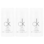 3-pack Calvin Klein CK One Deostick 75ml