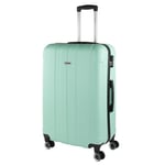 ITACA - Valise Grande Taille. Grande Valise Rigide 4 roulettes - Valise Grande Taille XXL Ultra Légère - Valise de Voyage. Combinaison Verrouillage, Menthe