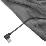 USB Heated Shawl Blanket Wearable Keep Warm Relieve Fatigue Flannel Material