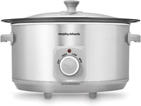 Morphy  Richards  461014  Sear &  Stew  6 . 5  Litre  Aluminium  Slow  Cooker ,