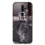 Coque pour Oppo A9 (2020) Chat Reflet