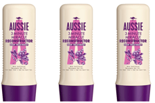 Aussie Deep Treatment 3 Minute Miracle Reconstructor Hair Conditioner 3 x 250ml