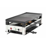 Gril de table pour raclette, mini wok, crêpes et pizzas au four Solis 5 en 1 Table Grill Type 791 pour 8 personnes