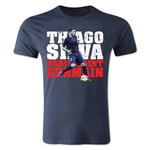 Airosportswear Thiago Silva PSG Player T-Shirt (Navy)