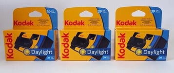 Kodak Daylight Disposable Camera (39 Exp) - 3 PACK