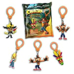 Crash Bandicoot 6cm Collectible Keyring Backpack Clip Hanger 3D Mystery Figure