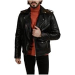 Blouson Redskins  Blouson Cuir  Homme Ref 55022 Noir