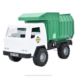 Mighty Wheels Steel Recycling Truck Toy 20" - Large Free-wheeling Toy Truck with Movable Lift Arms and Bin - Durable Steel and Plastic Garbage Truck Toys for 3+ Year Old Boys and Girls