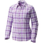 "Womens Silver Ridge Plaid Long Sleeve Shirt"