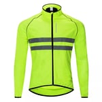 Wosawe-Veste De Cyclisme Haute Visibilité,Maillot Multifonction,Coupe-Vent,Vaccage Rapide,Manteau De Pluie,Coupe-Vent,Vtt De Route