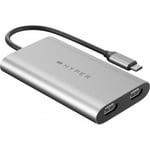 Hyper Dual 4K HDMI-adapter för M1 MacBook