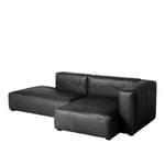 Mags Soft 2,5 Seater Combination 3 Right - Light Grey Stitching - Cat.6 - Sense Black