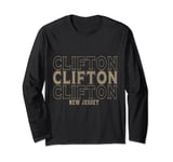 Vintage Clifton New Jersey Long Sleeve T-Shirt