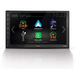 ZENEC Z-N966 : 2-Din Autoradio, Système Multimedia avec 9 “/ 22,9 CM HD Ecran Tactile, Mediencenter avec Dab Apple Carplay, Android Voiture, pour Navi pour Voitures Ou Camping-Car Extensible