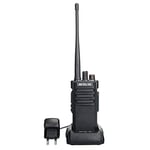 Retevis RT29 Talkie Walkie Longue Portée, Professionnel Talkie Walkie Haute Puissance, 16 Canaux, Batterie 3200mAh, VOX Alarme, Talkie Walkie Rechargeable pour Sauvetage (Noir, 1 Pcs)