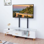 Meuble tv Pied pour led lcd Ecrans de 32-65 Pouces Fixation vesa 600x400 pour Samsung Sony lg Charge 40kg - Unho