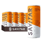 Savitar Tropical Intra Workout Electrolytes Hydration Drink | BCAA, Goji Berry, Low Calorie, Sugar Free Drink, Pack of 12 x 250ml cans