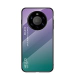 Hülle® Gradient Color Anti-Scratches Glass Case Compatible for Huawei Mate 40 Pro+/Huawei Mate 40 Pro Plus 5G (8)