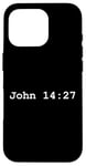 iPhone 16 Pro Christian faith holy bible verses typeset John 14:27 Case