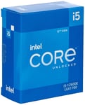 Intel Core i5-12600K 12th Generation Desktop Processor (Base Clock: 3.7GHz Tubob