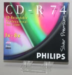 Philips CD-R 74 Cd vierge Recordable Professional 74 minutes 650 Mb Neuf New