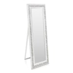 Greenford miroir cadre bois rectangulaire 130 x 45 cm vintage