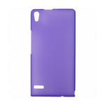 COQUE SILICONE SOUPLE MOCCA DESIGN GEL FROST POUR HUAWEI ASCEND P6 VIOLET