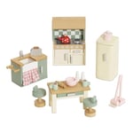 Le Toy Van - Wooden Daisylane Kitchen Dolls House Accessories Play Set For Dolls Houses | Dolls House Furniture Sets - Suitable For Ages 3+