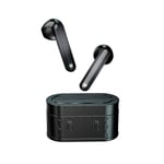 okcsc Wireless Earphones Bluetooth 5.0 in Ear Stereo Headset, Noise Canceling Built in Mic Earbuds With 350mAh Charging Case, 65ms Low-Latency, 4H standby Gaming Earphones for PUBG Black