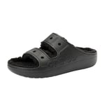 Crocs Homme Sandales Baya Cozzzy, Noir, 49 EU