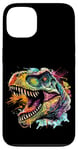 Coque pour iPhone 13 T Rex Pop Art, Dinosaure