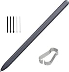 Galaxy Book 2 360 S Pen Pour Samsung Galaxy Book Pro 360, Galaxy Book 2 360, Galaxy Book 3 Pro 360 Stylet Sans Bluetooth + Embouts / Stylet (Mystic Black)[L993]