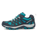 Merrell WoMens Accentor Waterproof Walking Shoes - Blue - Size UK 4