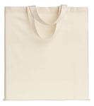 Sac en Coton de qualité 145 g Taille 38 x 42 cm Anse 35 cm 100% Coton (Naturel, Paquet de 10 unités)