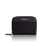 Tumi Voyageur SLG Tri-Fold Zip-Around Wallet Porte-Carte de crédit, 12 cm, Noir (Black)