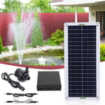 Pulvérisateur à eau pour décoration de jardin,mini panneau d'alimentation solaire,pompe à eau,système d'arrosage,kits d'économie d'énergie pour piscine,18V,30W