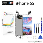 OuiSmart® ECRAN LCD POUR IPHONE 6S BLANC RETINA + VITRE TACTILE COMPLET SUR CHAS