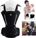 Bebamour Baby Carrier Newborn to Toddler, 6 in 1 Baby Carrier for 0-36 Months,