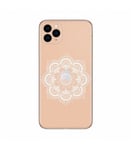 Coque Iphone 11 PRO MAX mandala rond blanc