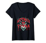 Attack on Titan Season 4 Eren with Bloody Logo V-Neck T-Shirt