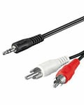 Câble audio jack / cinch - 5m - Goobay