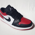 Baskets basses Nike  Air Jordan 1 Low Bred Toe GS - 553560-612 - Taille : 38.5 FR