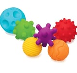 NEW - Infantino Textured Multi Ball Set - Textured Sensory Baby 6 Balls Set 6m+