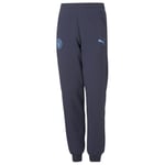 Manchester City Joggebukse Essentials Fleece - Navy Barn - PUMA, størrelse XL/176 cm