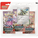 Pokémon TCG - Scarlet & Violet Temporal Forces 3-pack Blister - Cyclizar